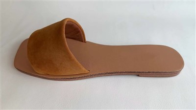 Pantofole estive in pelle anti-velluto